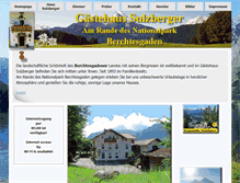 Tablet Screenshot of gaestehaus-sulzberger.de